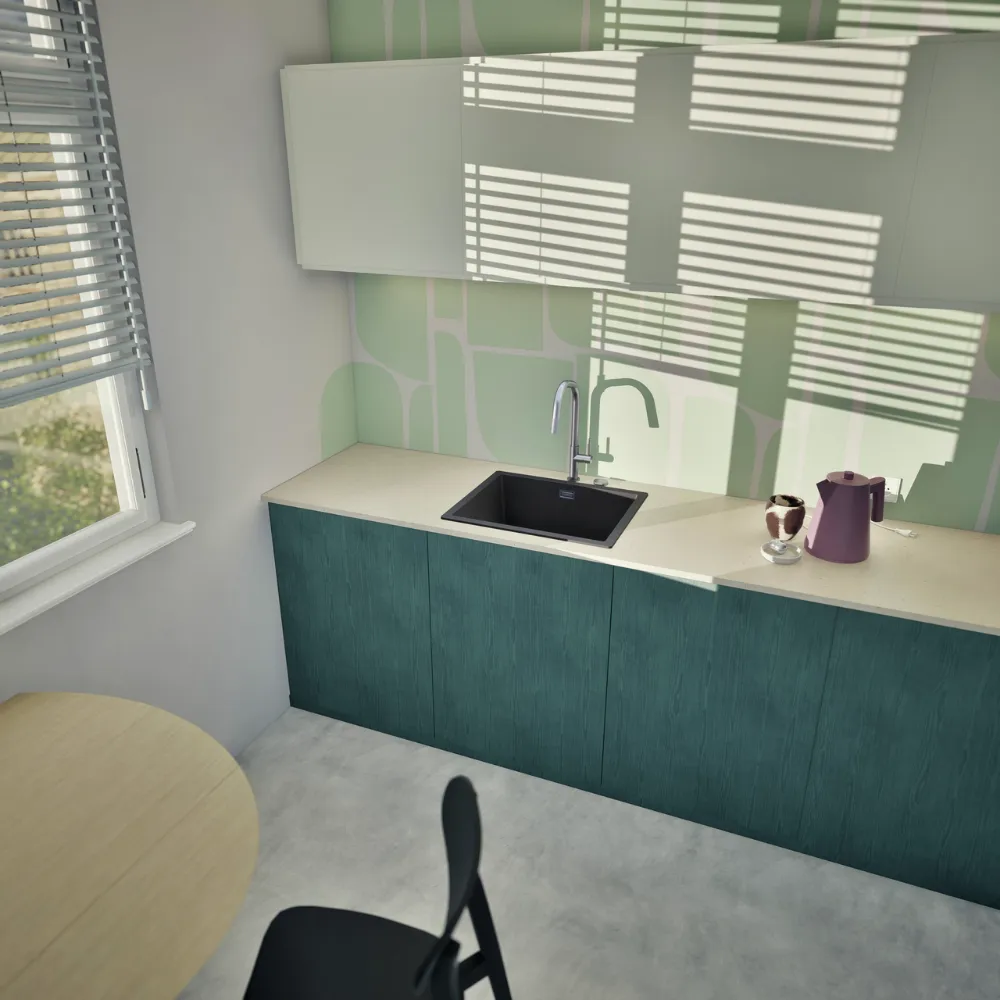 Obrázok Drez KAIA N-100L Stone horné uloženie