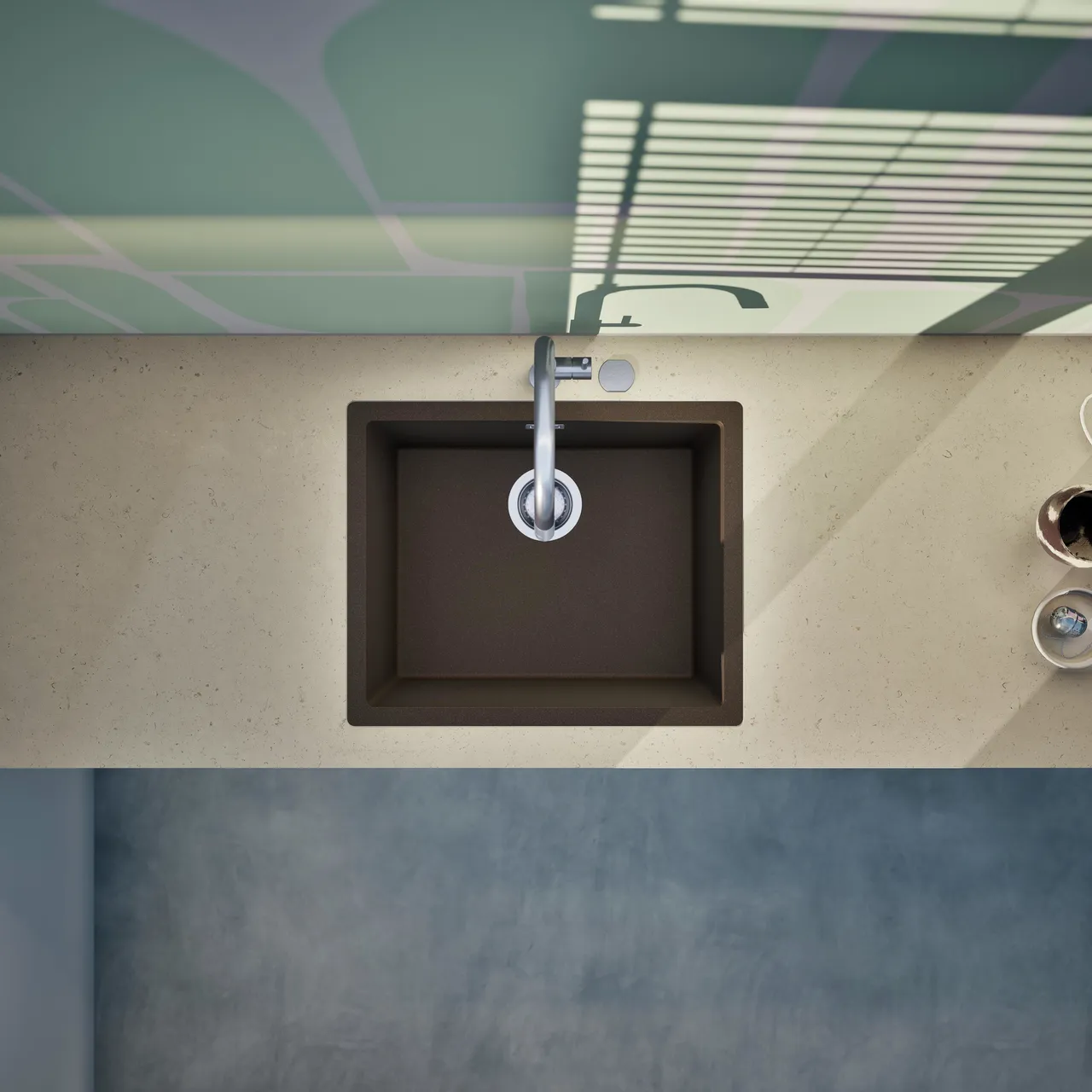 Obrázok Drez KAIA N-100L Bronze do roviny