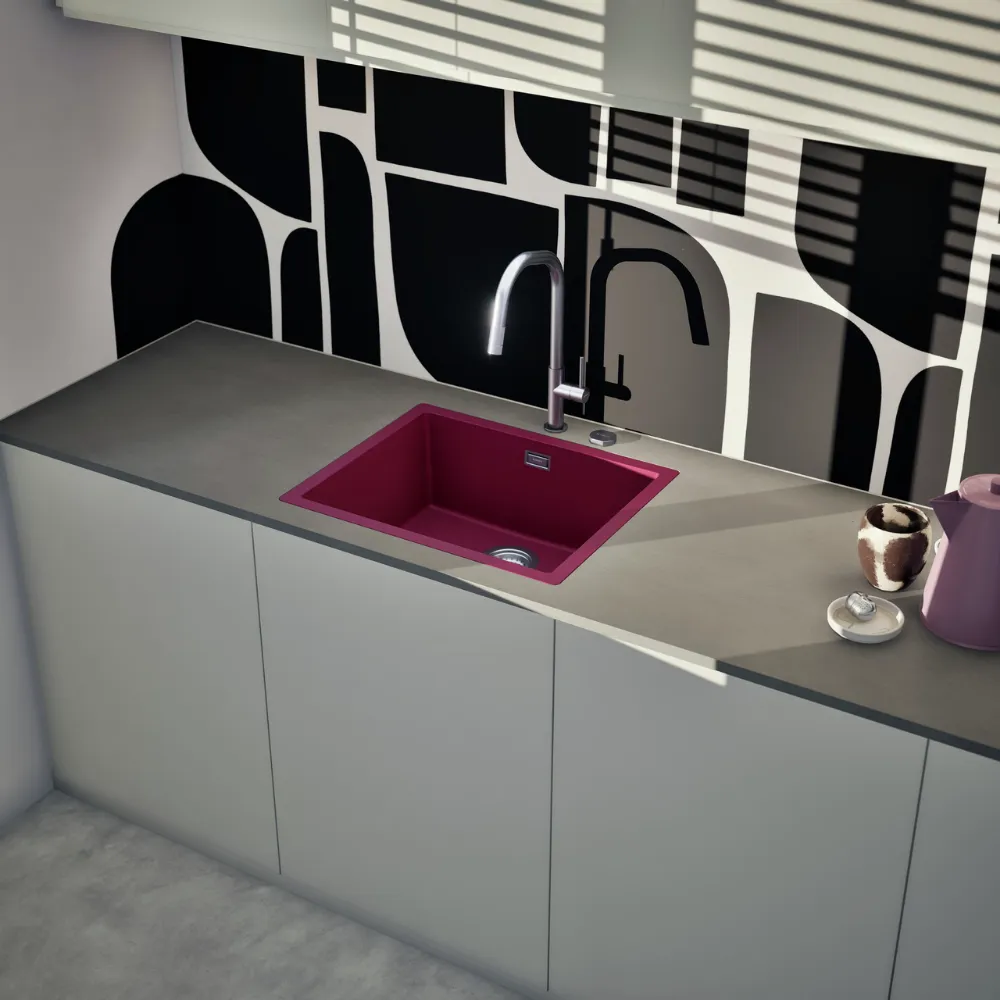 Obrázok Drez KAIA N-100L Berry do roviny