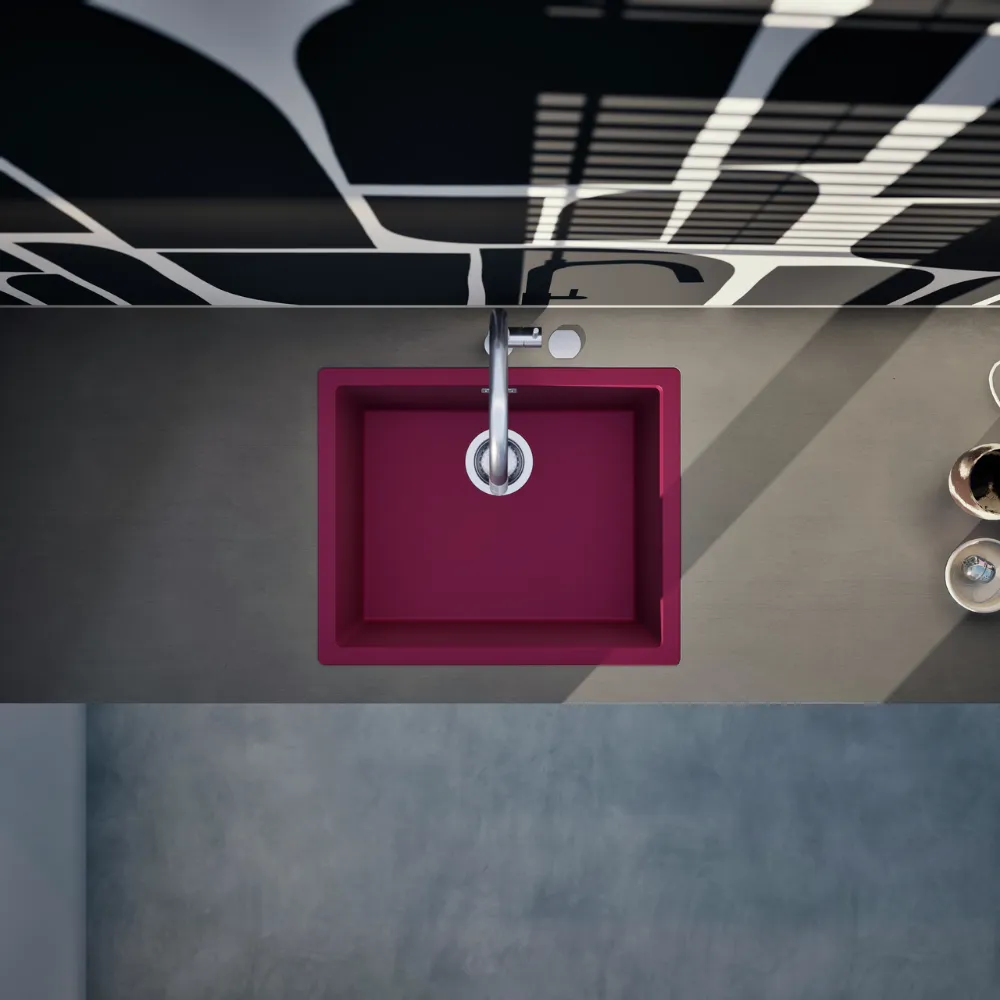 Obrázok Drez KAIA N-100L Berry do roviny