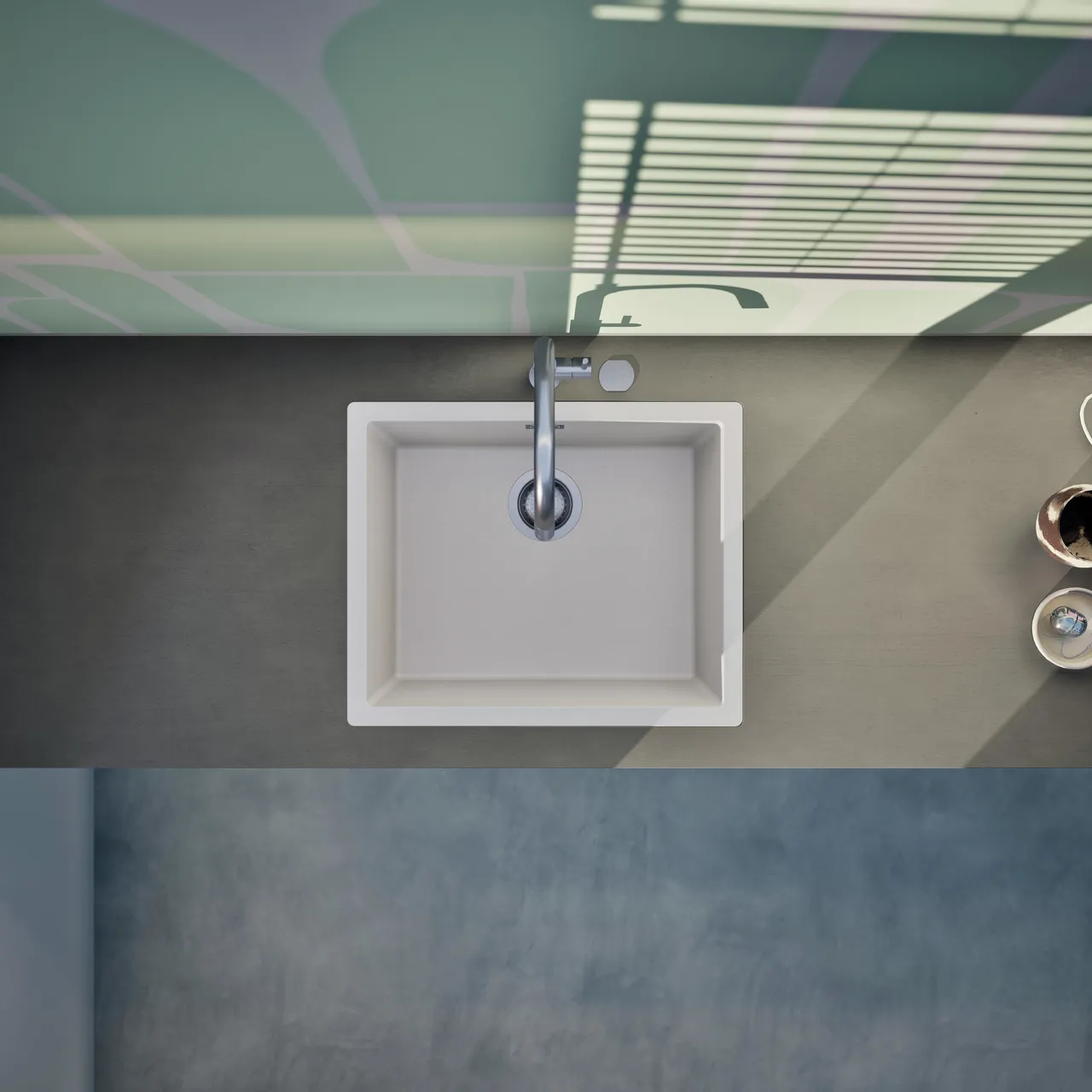 Obrázok Drez KAIA N-100L Polaris do roviny