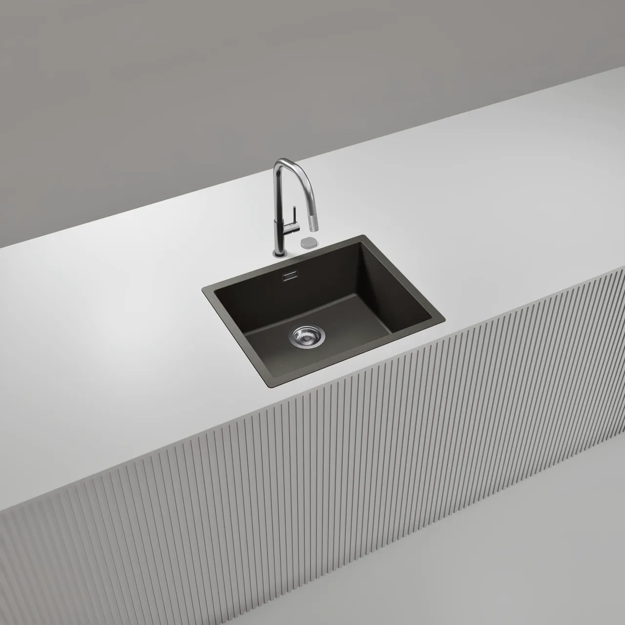 Obrázok Drez KAIA N-100L Silverstone do roviny