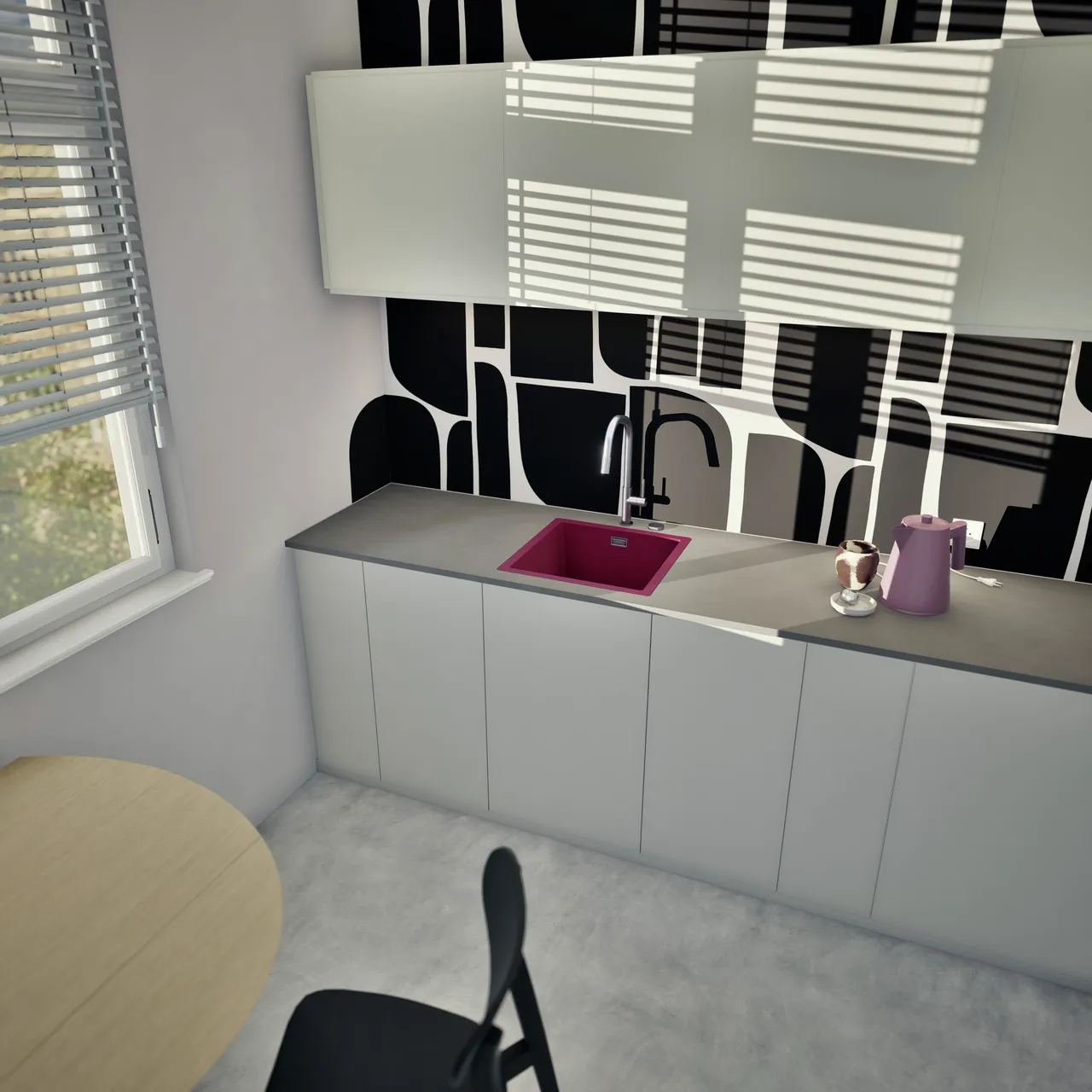 Obrázok Drez KAIA N-100 Berry do roviny