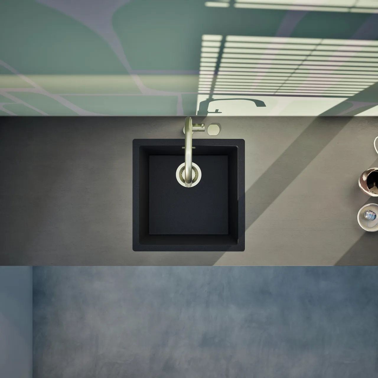 Obrázok Drez KAIA N-100 Magma do roviny