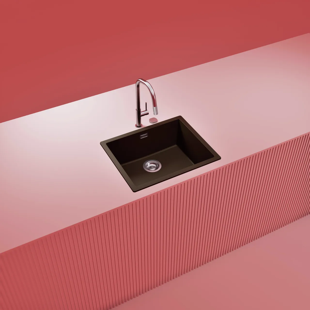 Obrázok Drez KAIA N-100L Bronze horné uloženie