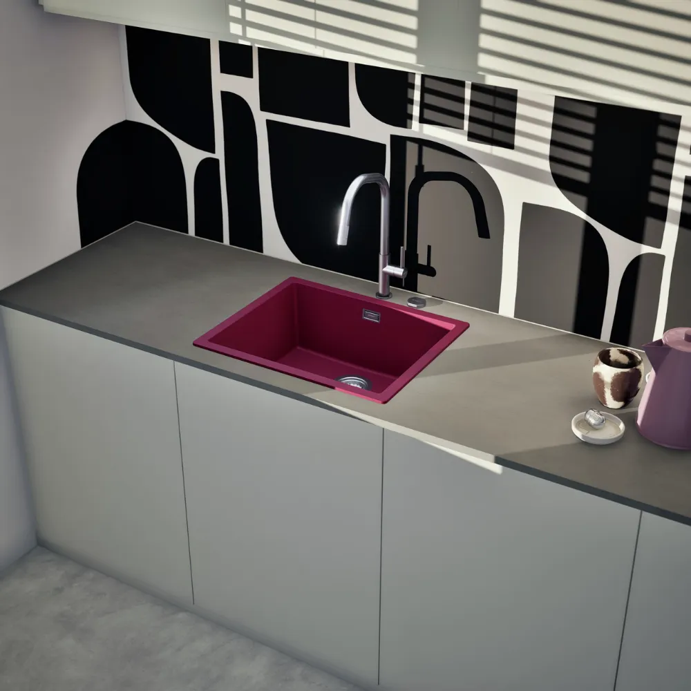 Obrázok Drez KAIA N-100L Berry horné uloženie