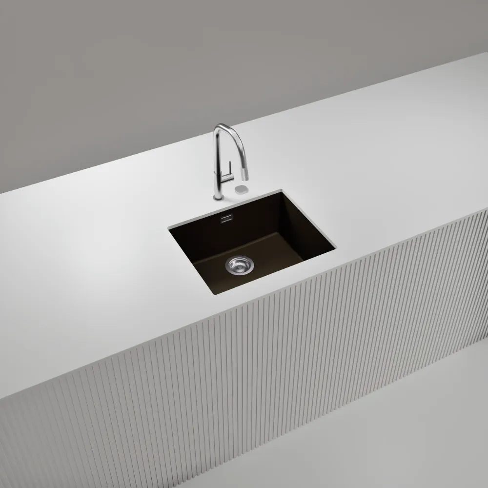 Obrázok Drez KAIA N-100L Bronze spodné uloženie