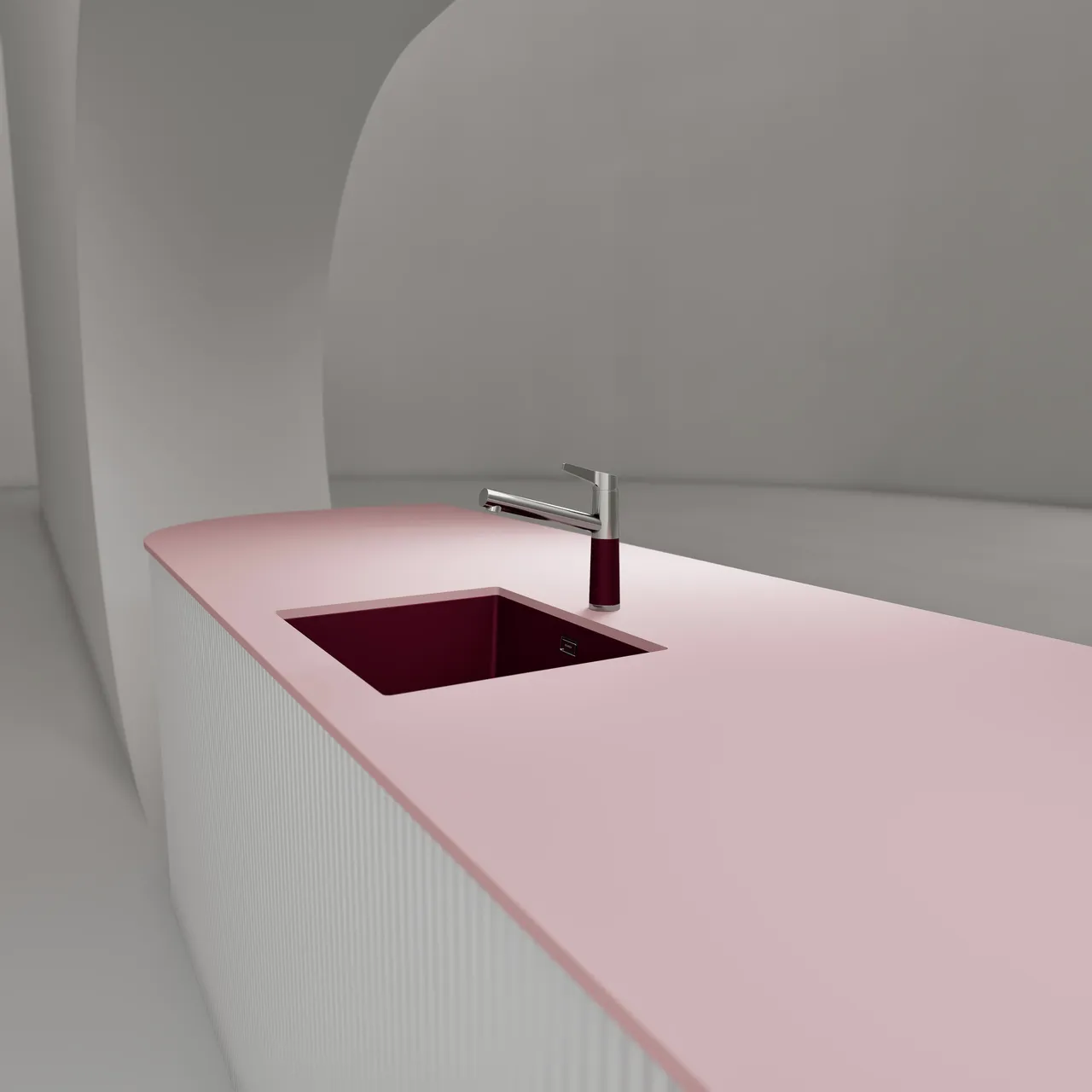 Obrázok Drez KAIA N-100L Berry spodné uloženie