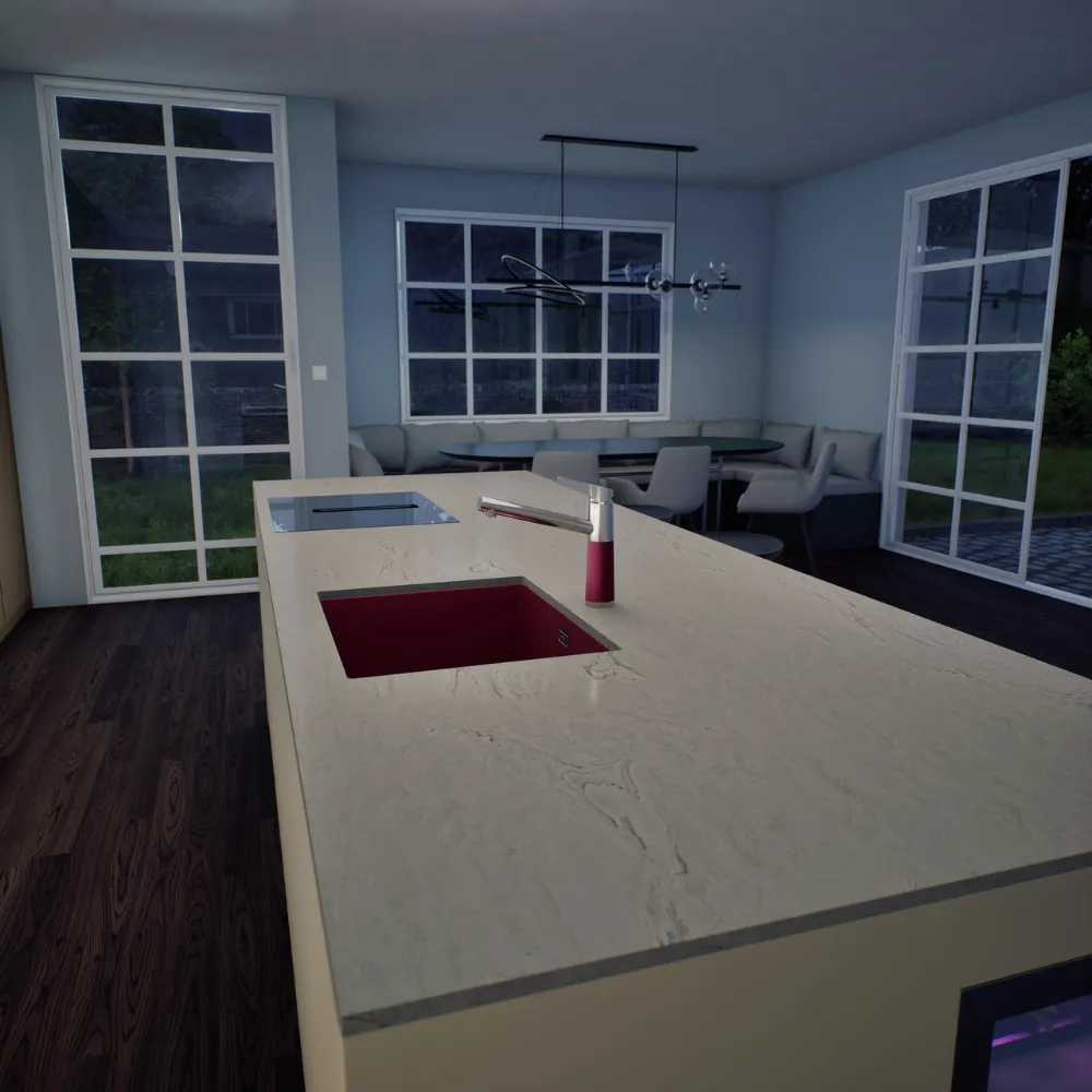 Obrázok Drez KAIA N-100L Berry spodné uloženie