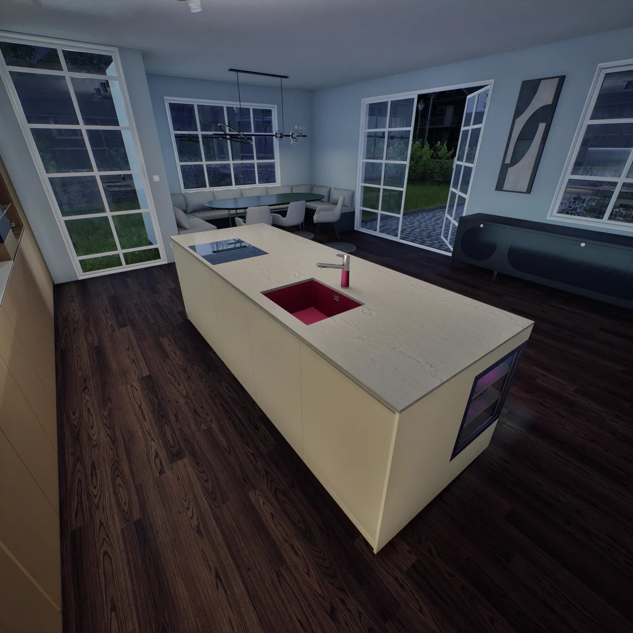 Obrázok Drez KAIA N-100L Berry spodné uloženie