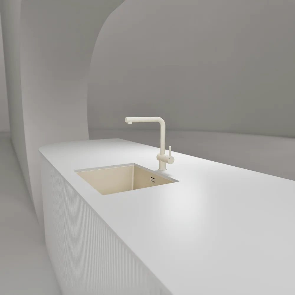 Obrázok Drez KAIA N-100L Magnolia spodné uloženie