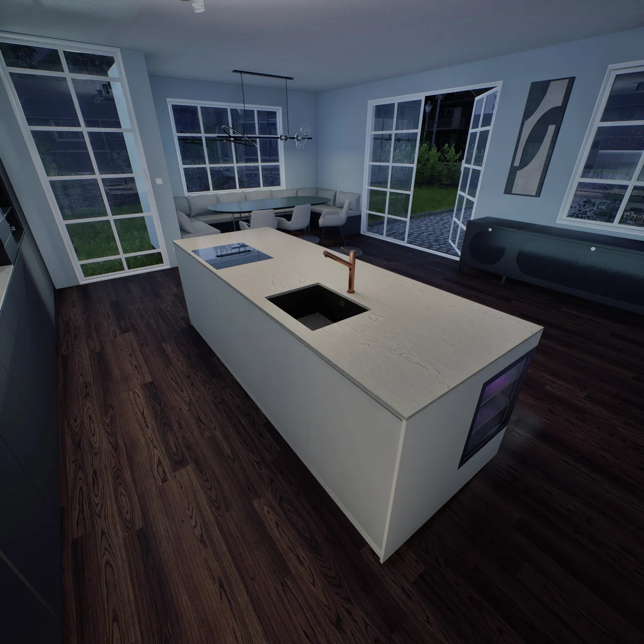 Obrázok Drez KAIA N-100L Puro spodné uloženie