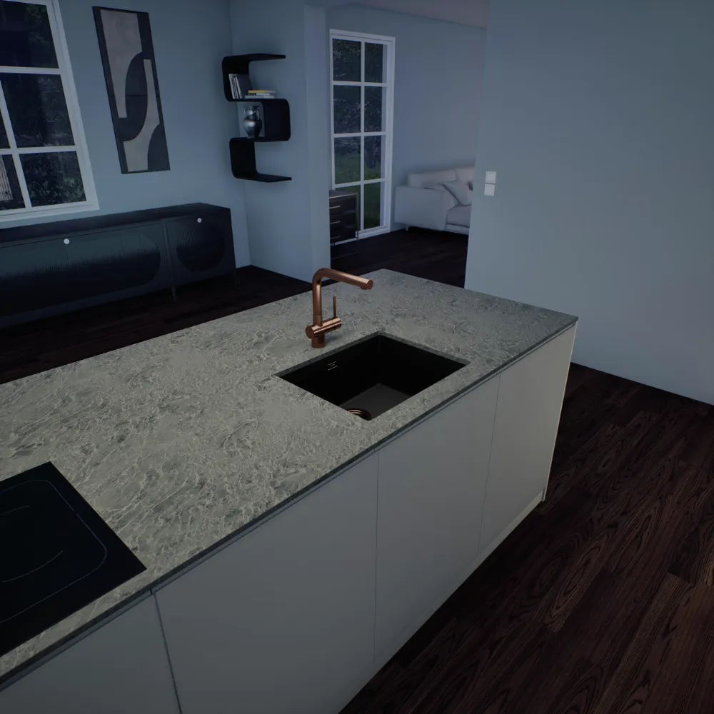 Obrázok Drez KAIA N-100L Puro spodné uloženie