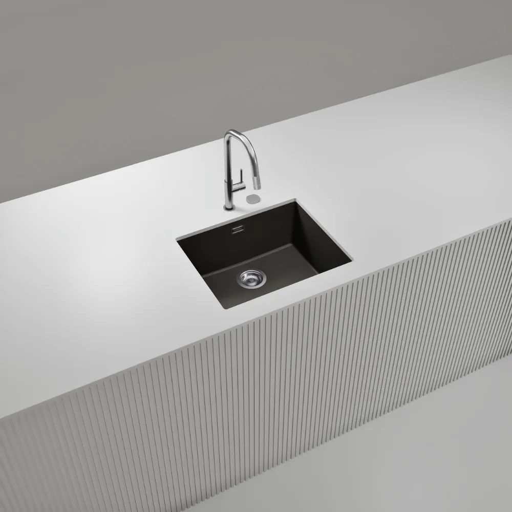 Obrázok Drez KAIA N-100L Silverstone spodné uloženie