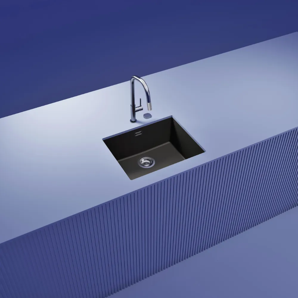 Obrázok Drez KAIA N-100L Silverstone spodné uloženie