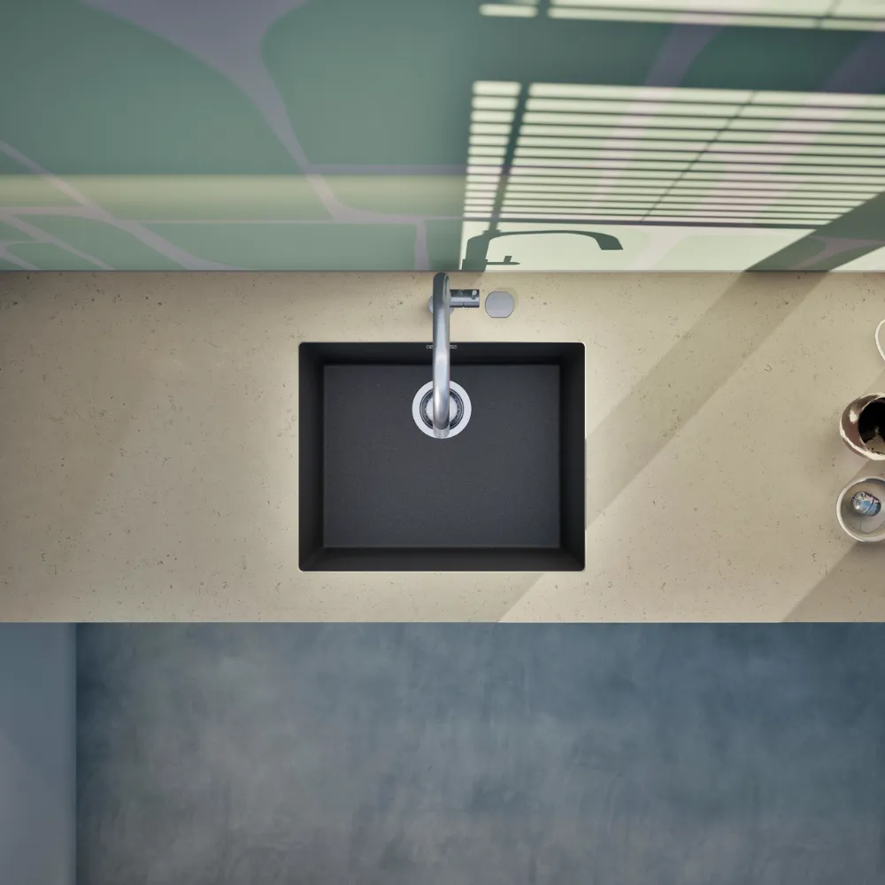 Obrázok Drez KAIA N-100L Stone spodné uloženie