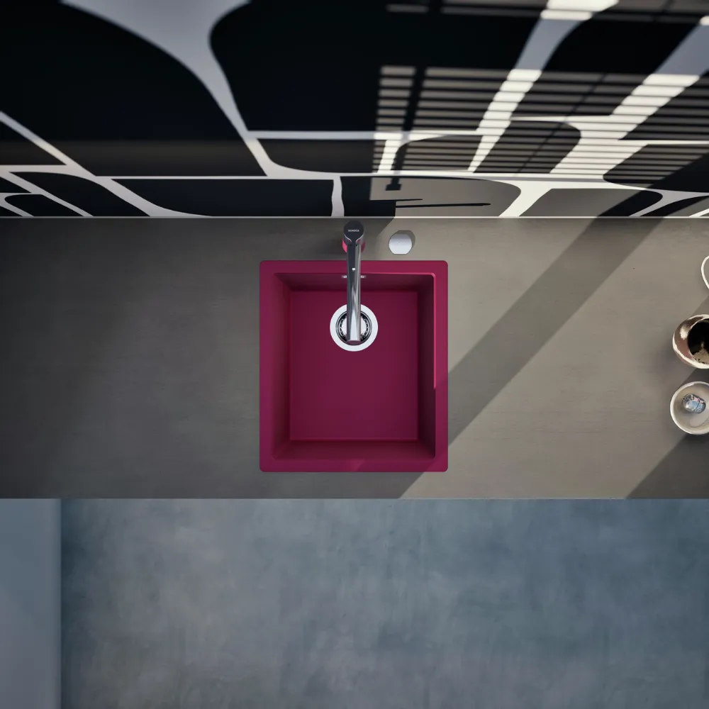 Obrázok Drez KAIA N-100S Berry horné uloženie