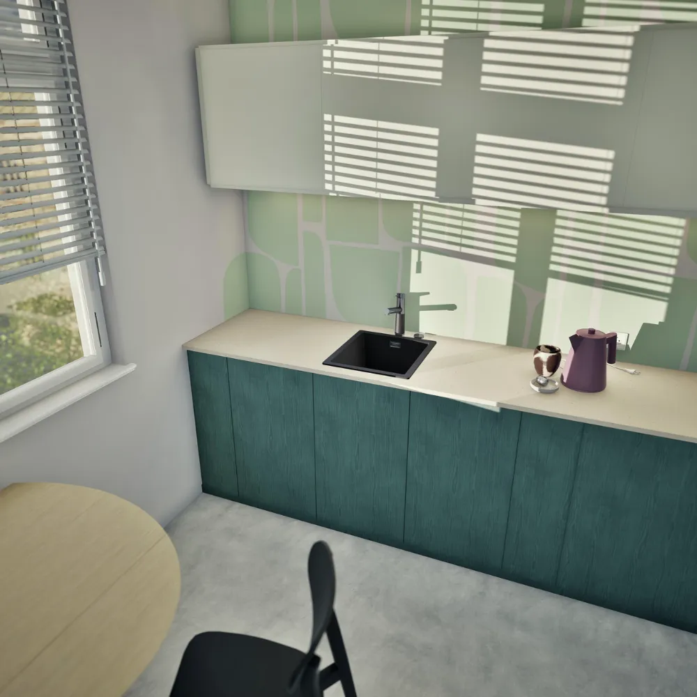 Obrázok Drez KAIA N-100S Magma horné uloženie