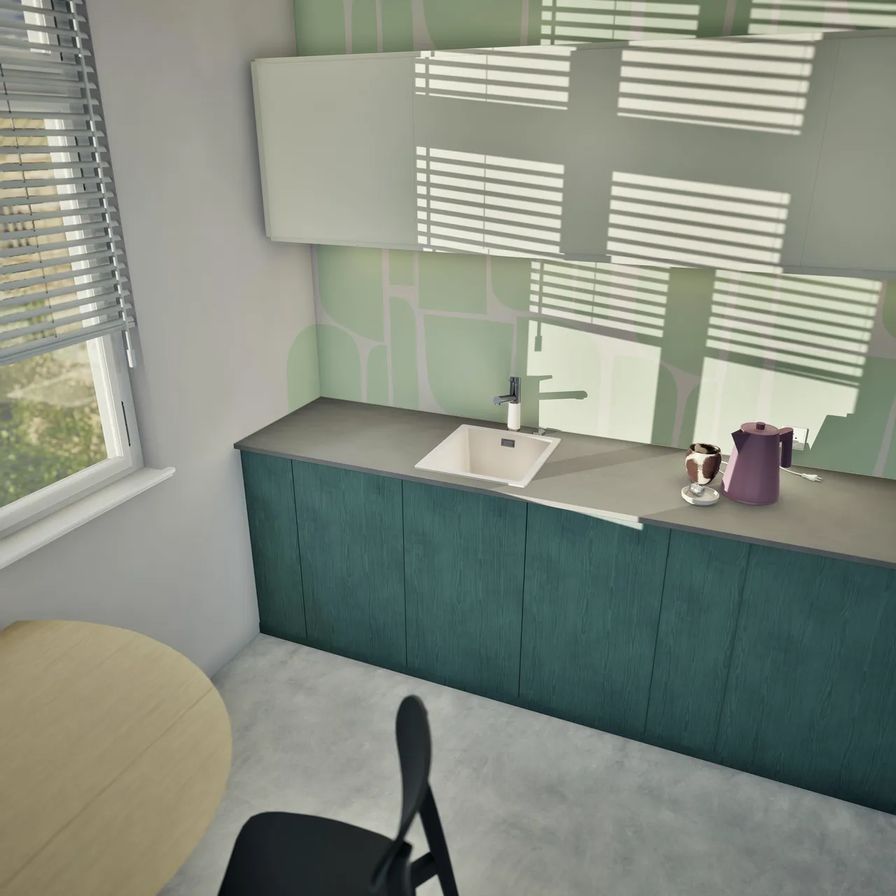 Obrázok Drez KAIA N-100S Magnolia horné uloženie