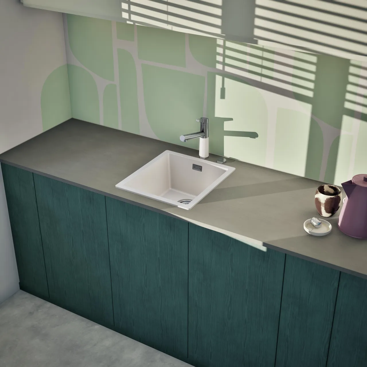 Obrázok Drez KAIA N-100S Polaris horné uloženie