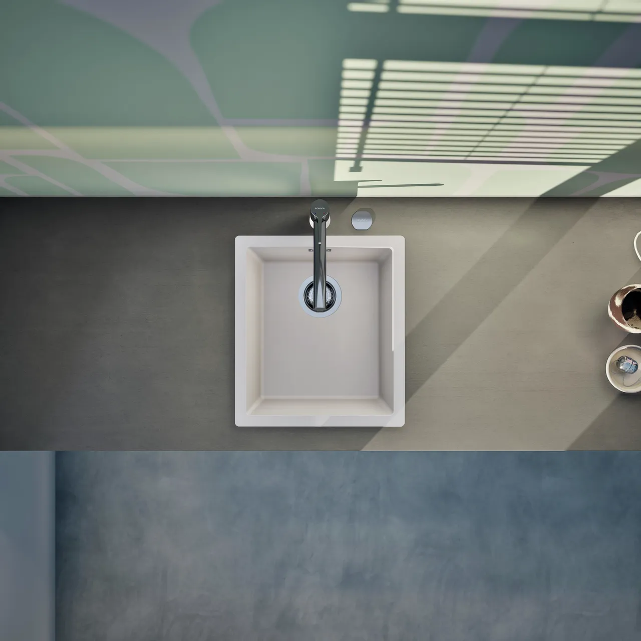 Obrázok Drez KAIA N-100S Polaris horné uloženie