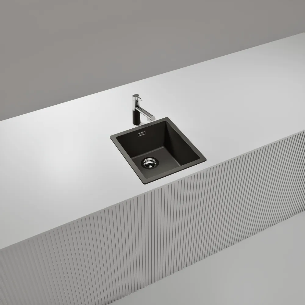 Obrázok Drez KAIA N-100S Silverstone horné uloženie