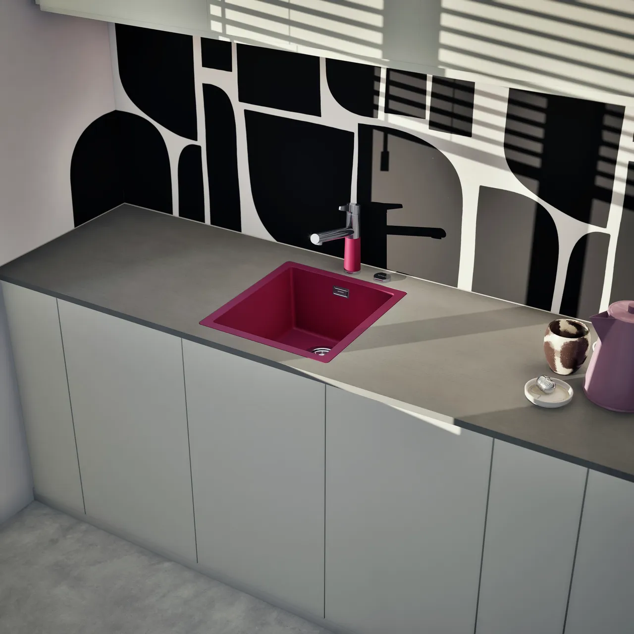 Obrázok Drez KAIA N-100S Berry do roviny