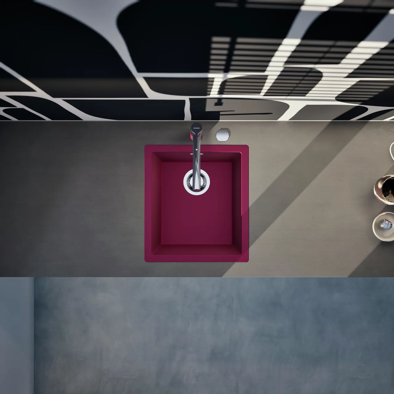 Obrázok Drez KAIA N-100S Berry do roviny