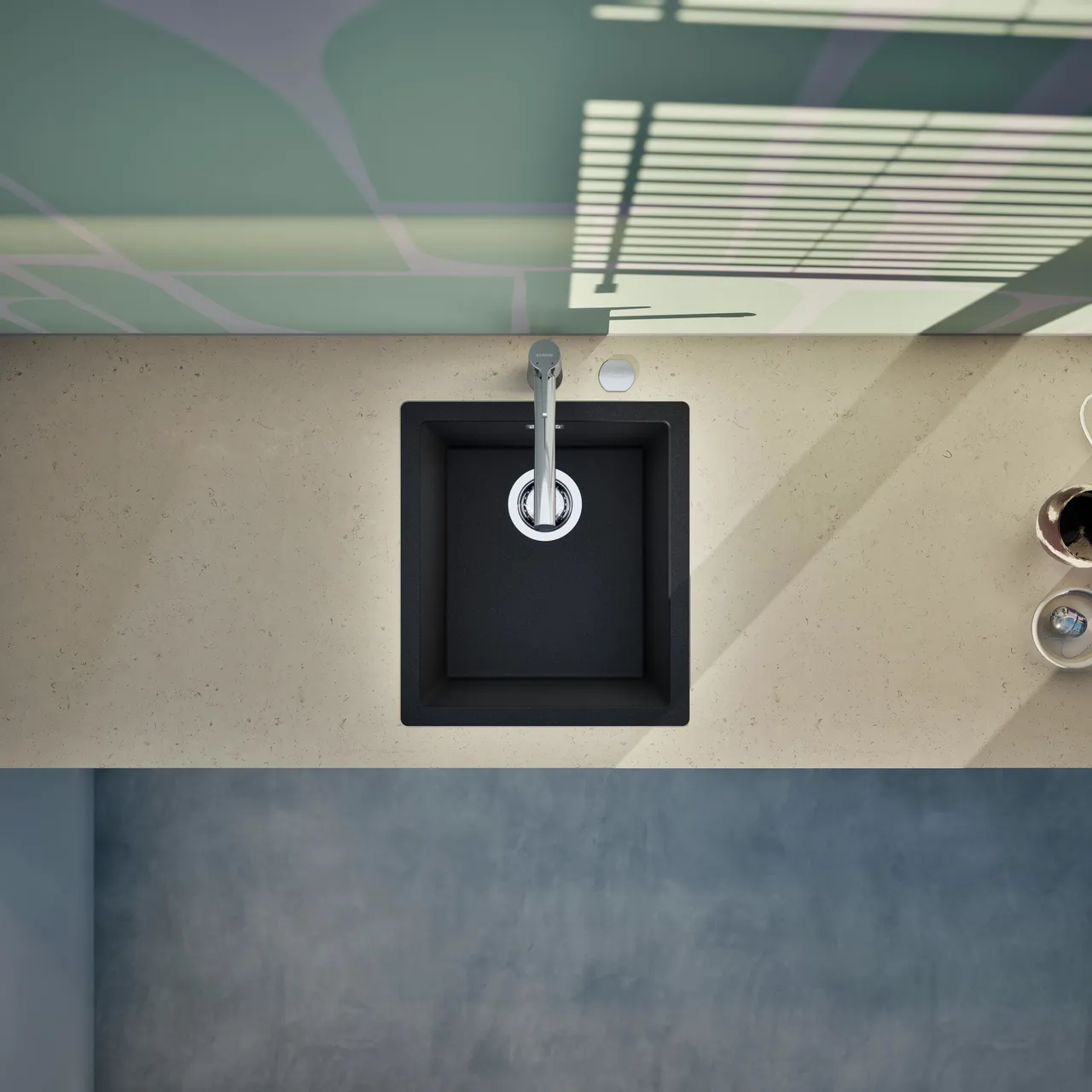 Obrázok Drez KAIA N-100S Magma do roviny