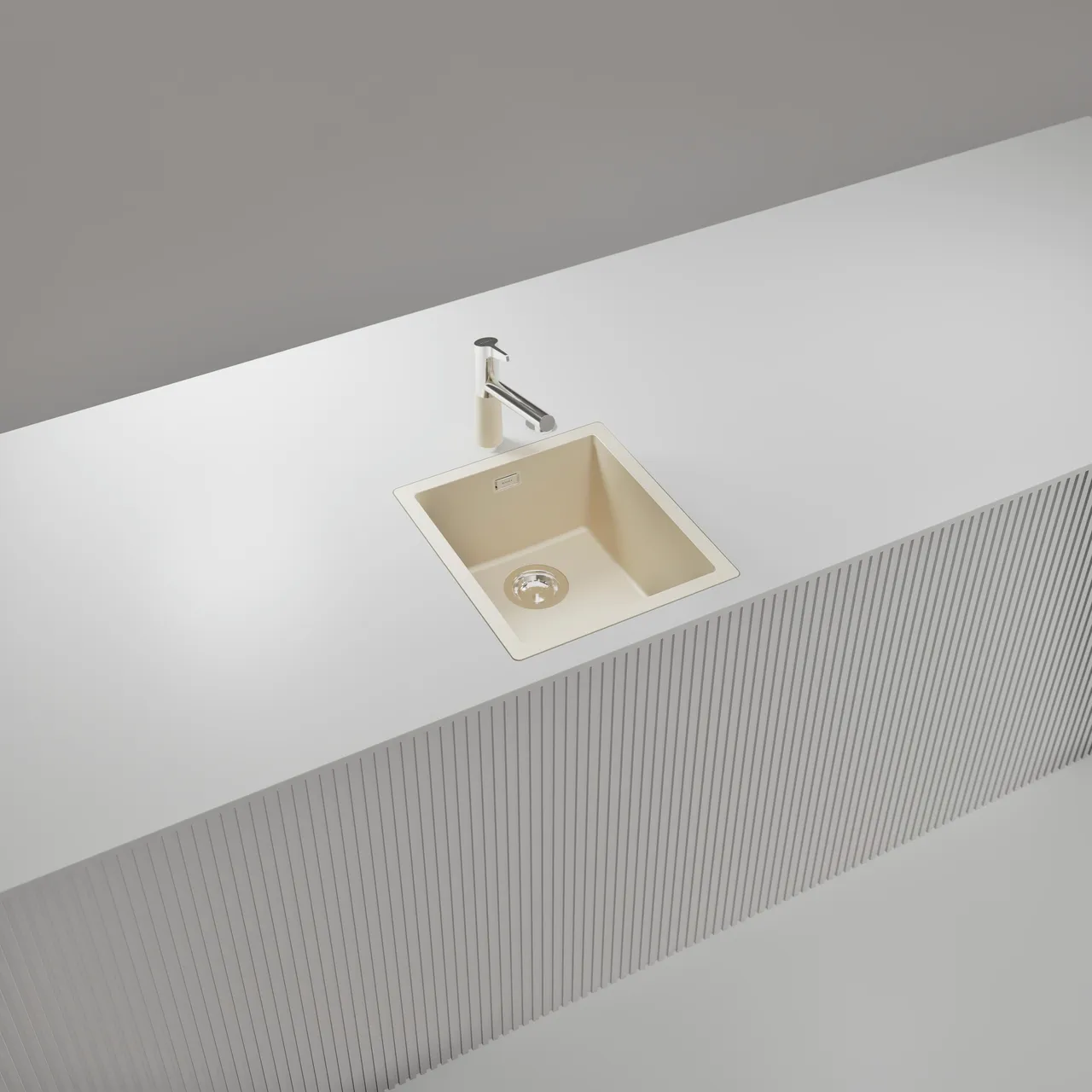 Obrázok Drez KAIA N-100S Magnolia do roviny