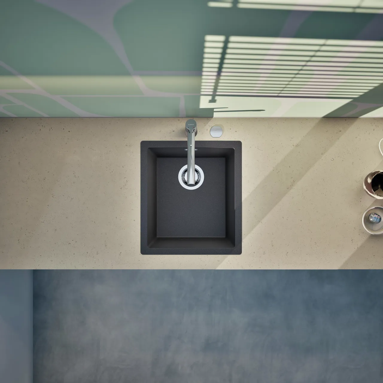 Obrázok Drez KAIA N-100S Stone do roviny