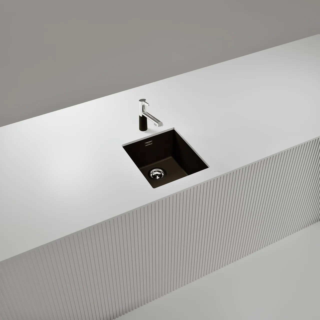 Obrázok Drez KAIA N-100S Bronze spodné uloženie