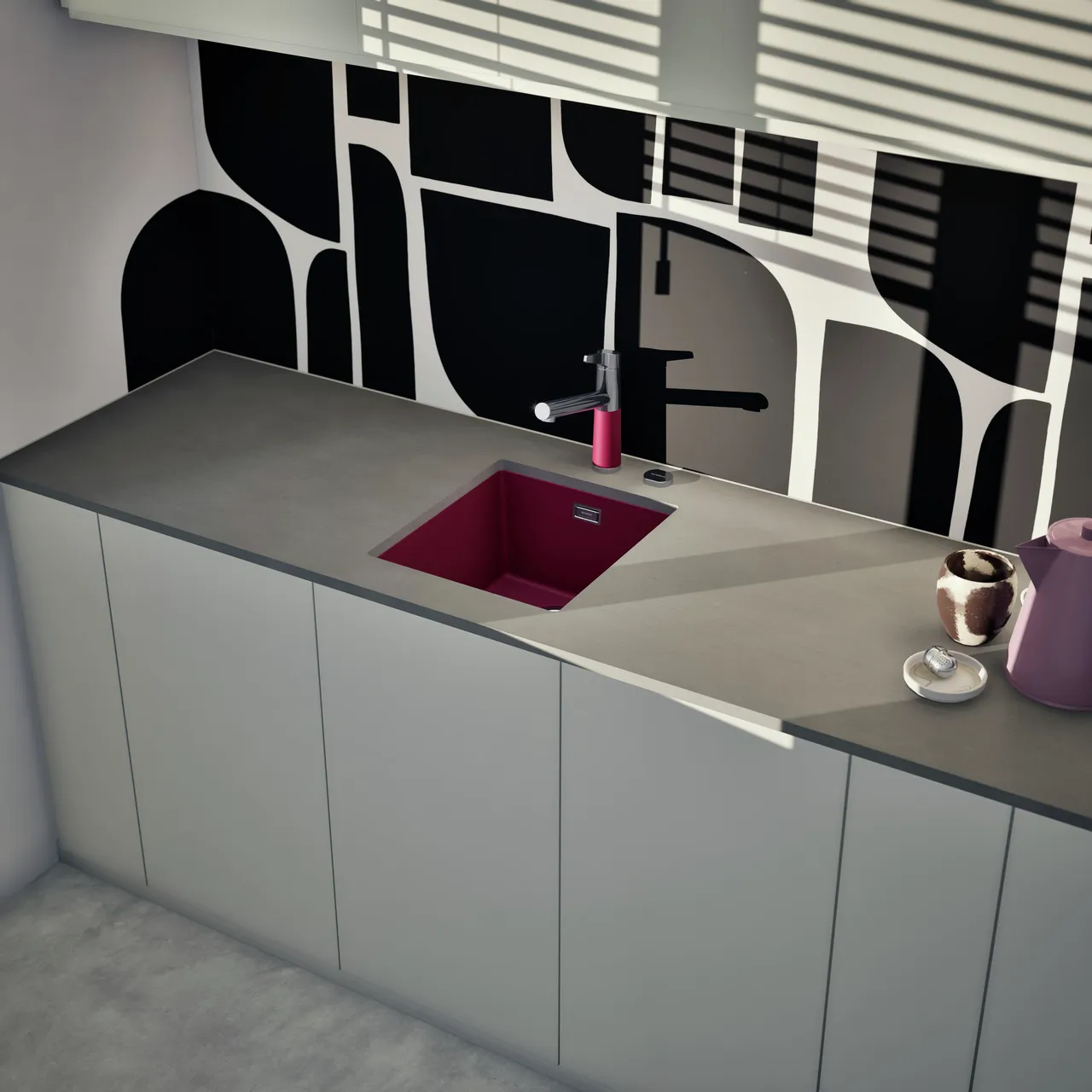 Obrázok Drez KAIA N-100S Berry spodné uloženie