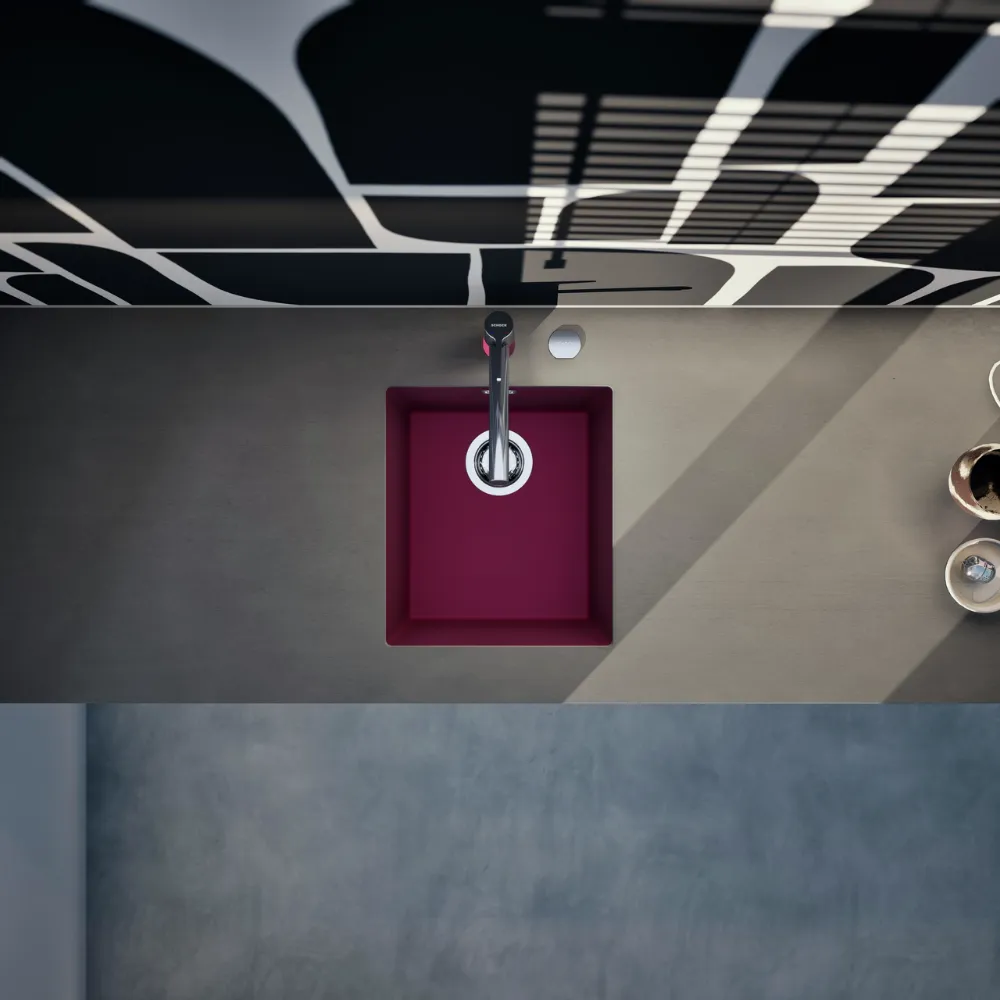 Obrázok Drez KAIA N-100S Berry spodné uloženie