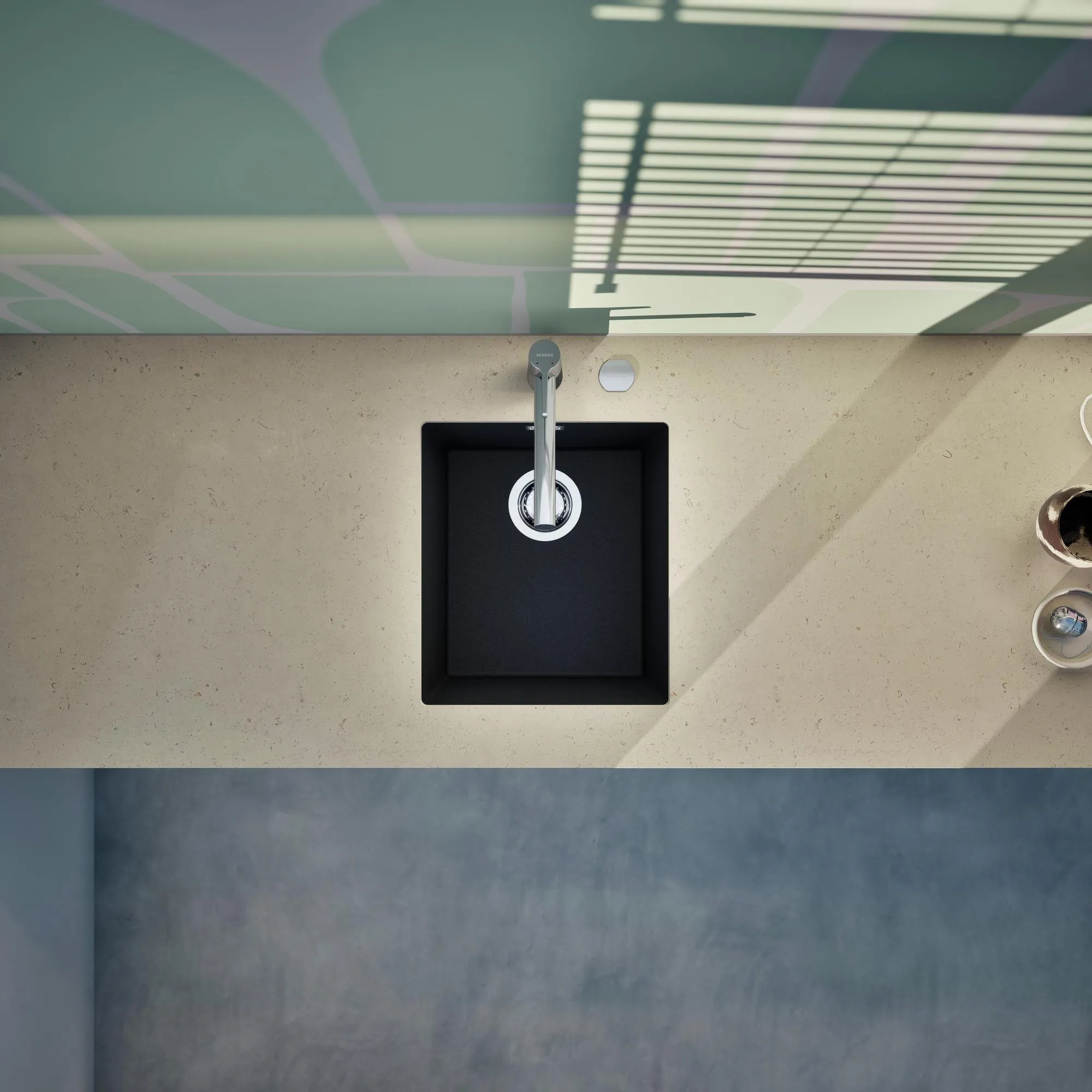 Obrázok Drez KAIA N-100S Magma spodné uloženie