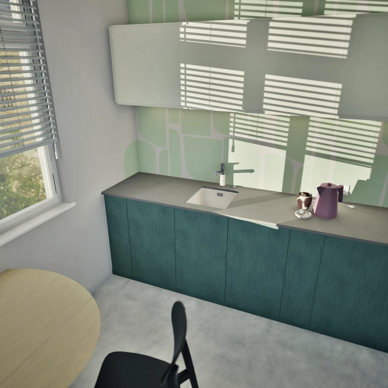 Obrázok Drez KAIA N-100S Magnolia spodné uloženie