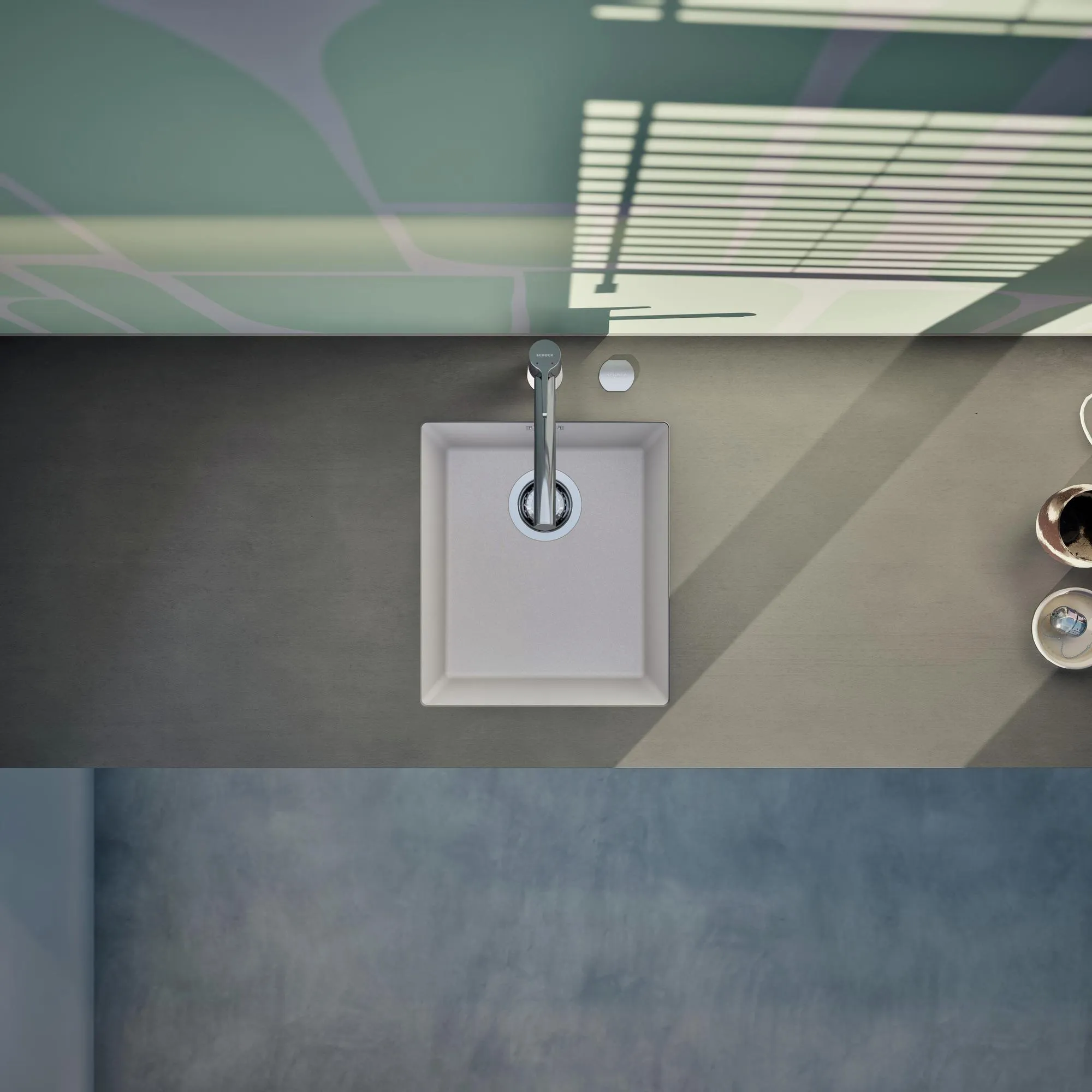 Obrázok Drez KAIA N-100S Polaris spodné uloženie