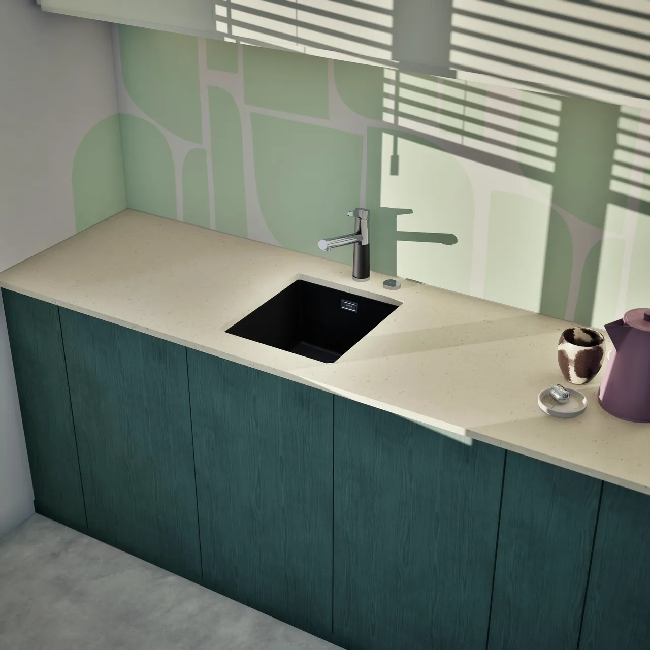 Obrázok Drez KAIA N-100S Puro spodné uloženie