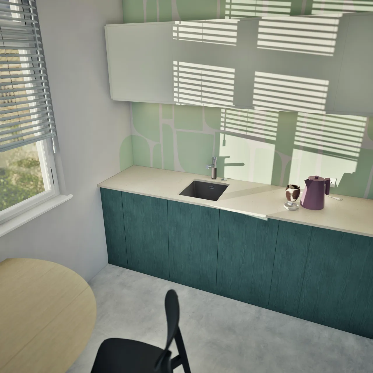 Obrázok Drez KAIA N-100S Silverstone spodné uloženie