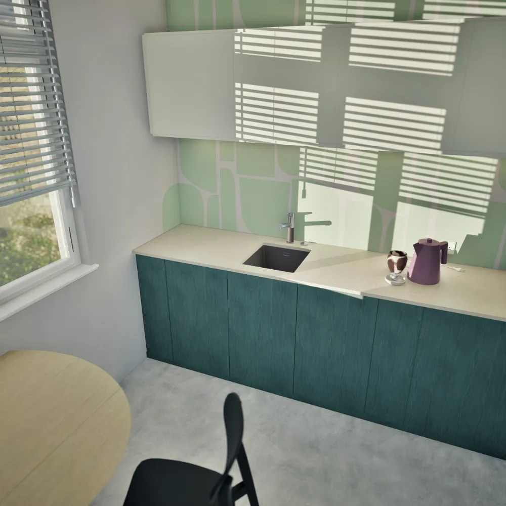 Obrázok Drez KAIA N-100S Silverstone spodné uloženie