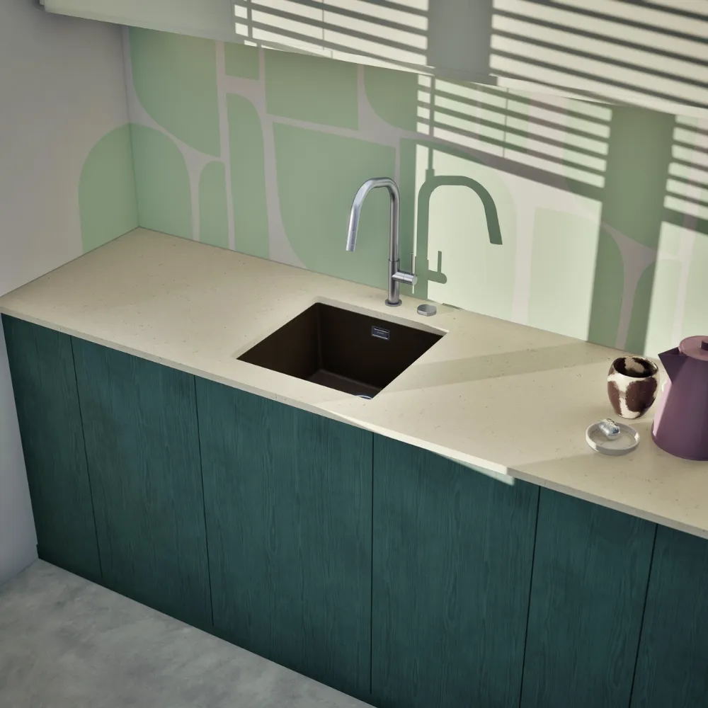 Obrázok Drez KAIA N-100 Bronze spodné uloženie