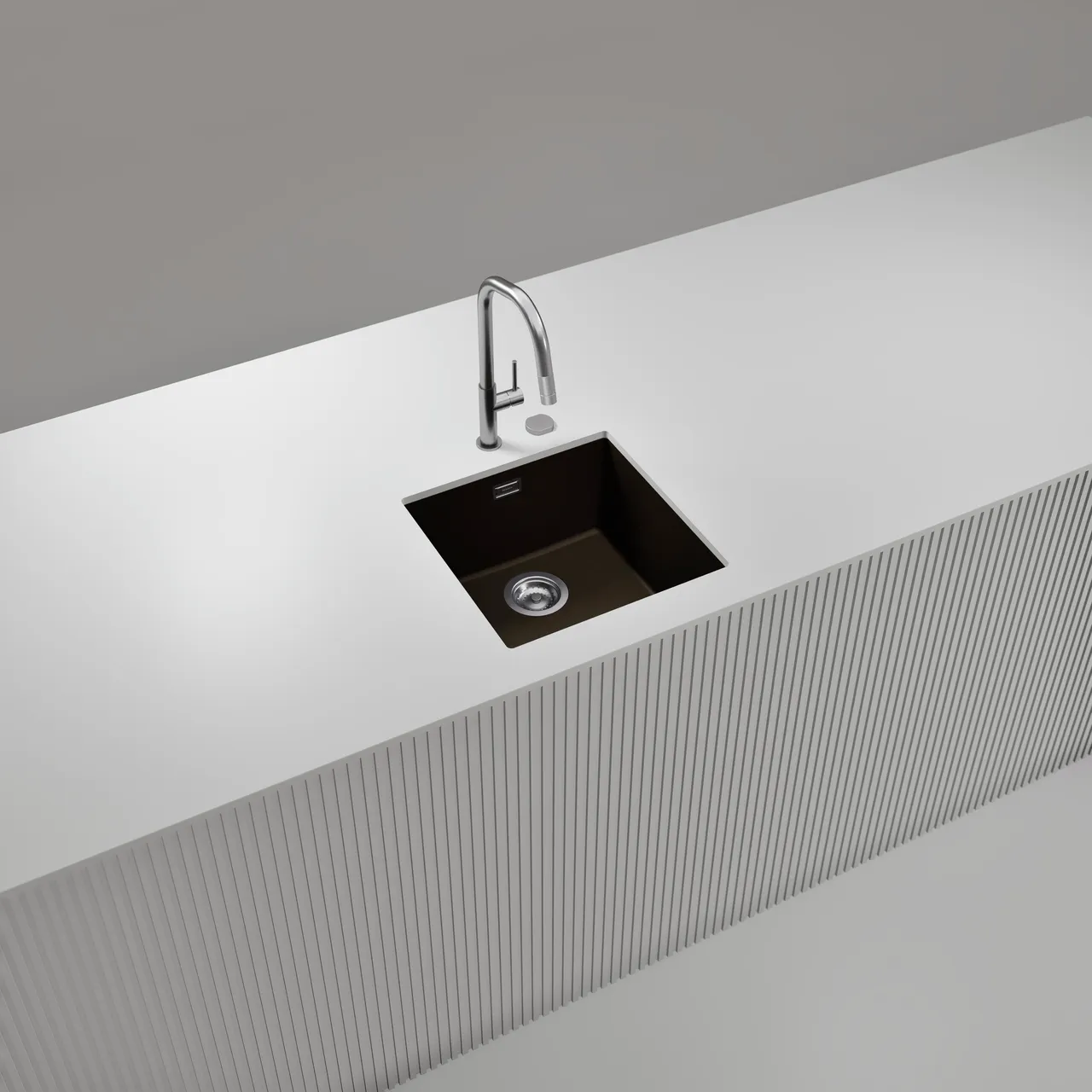 Obrázok Drez KAIA N-100 Bronze spodné uloženie