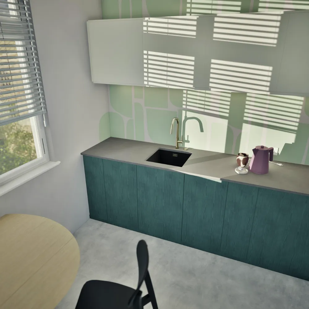 Obrázok Drez KAIA N-100 Magma spodné uloženie