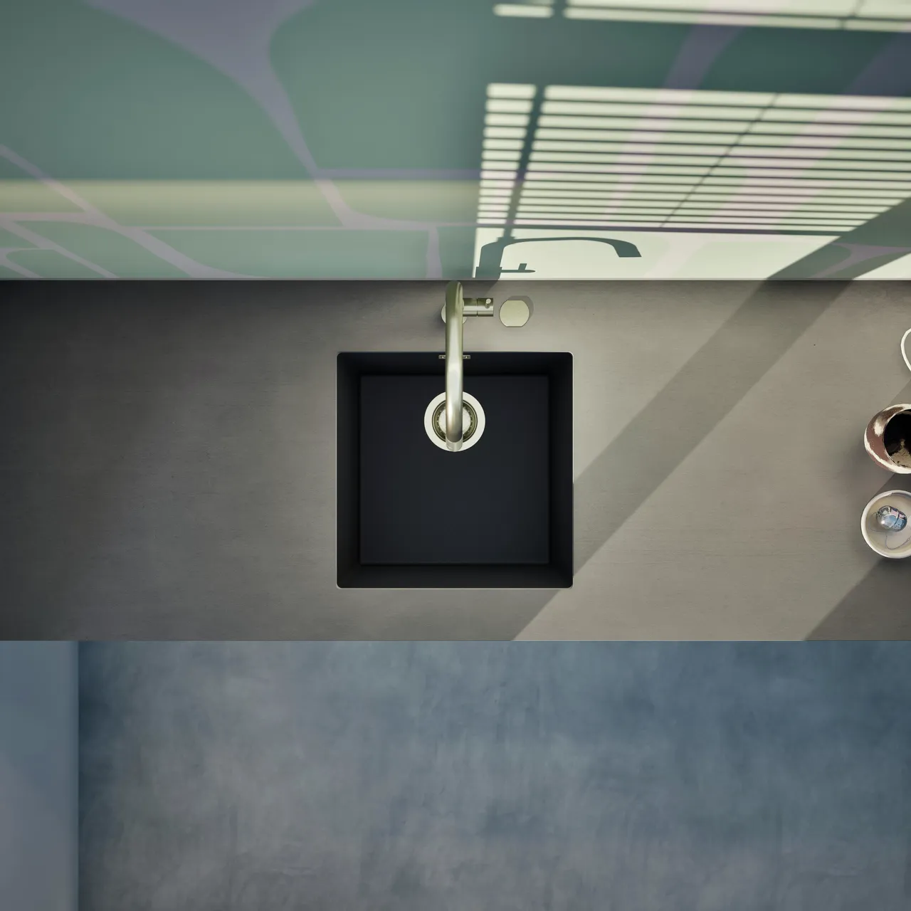 Obrázok Drez KAIA N-100 Puro spodné uloženie