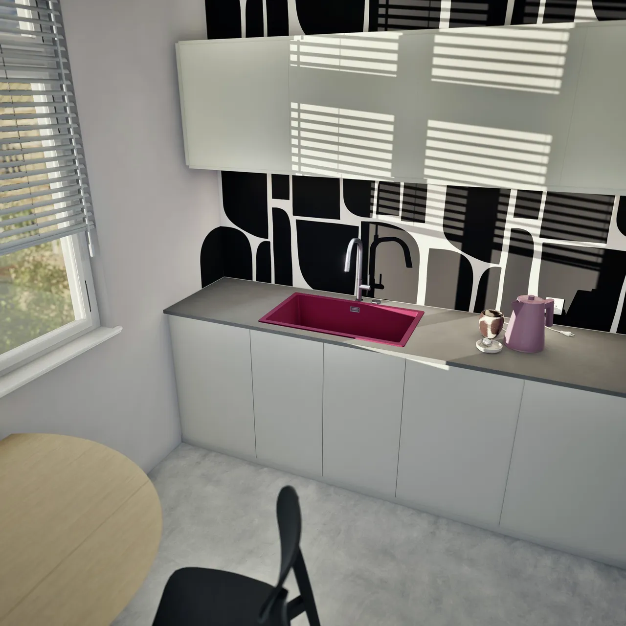 Obrázok Drez KAIA N-100XL Berry horné uloženie