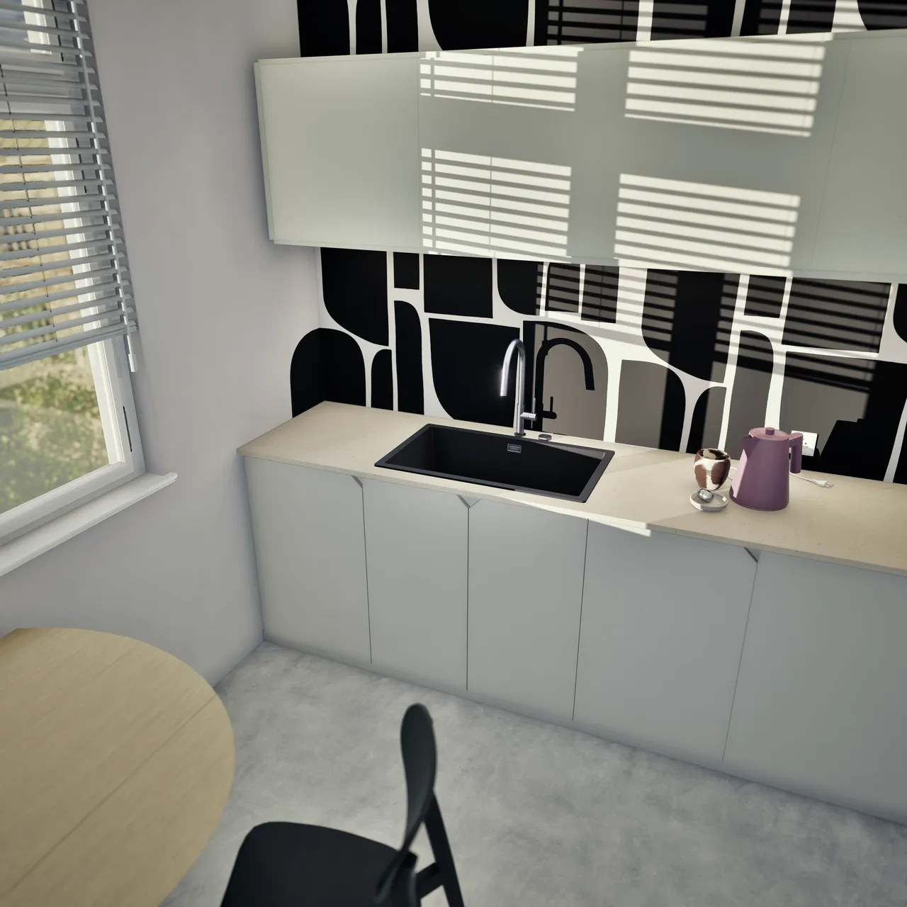 Obrázok Drez KAIA N-100XL Magma horné uloženie