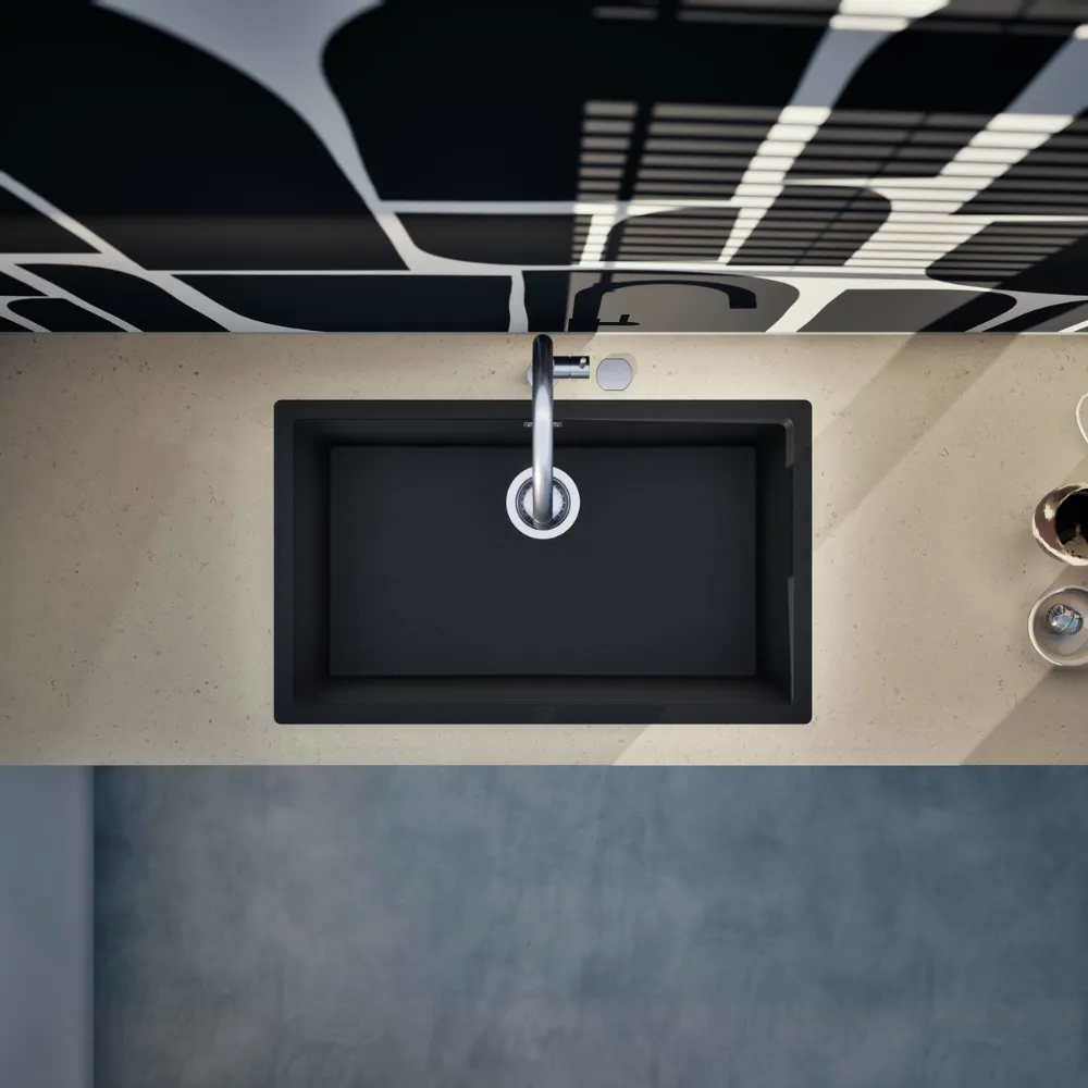 Obrázok Drez KAIA N-100XL Magma horné uloženie