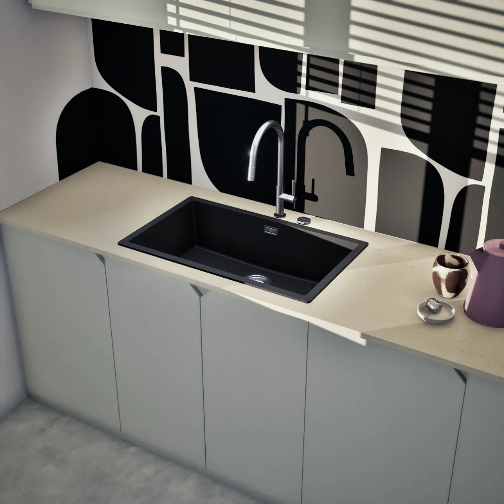 Obrázok Drez KAIA N-100XL Magma horné uloženie