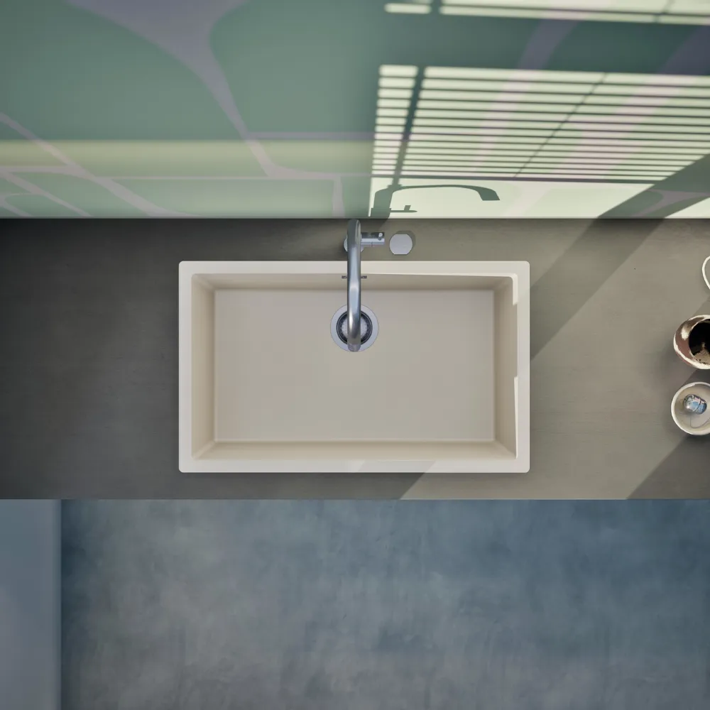 Obrázok Drez KAIA N-100XL Magnolia horné uloženie