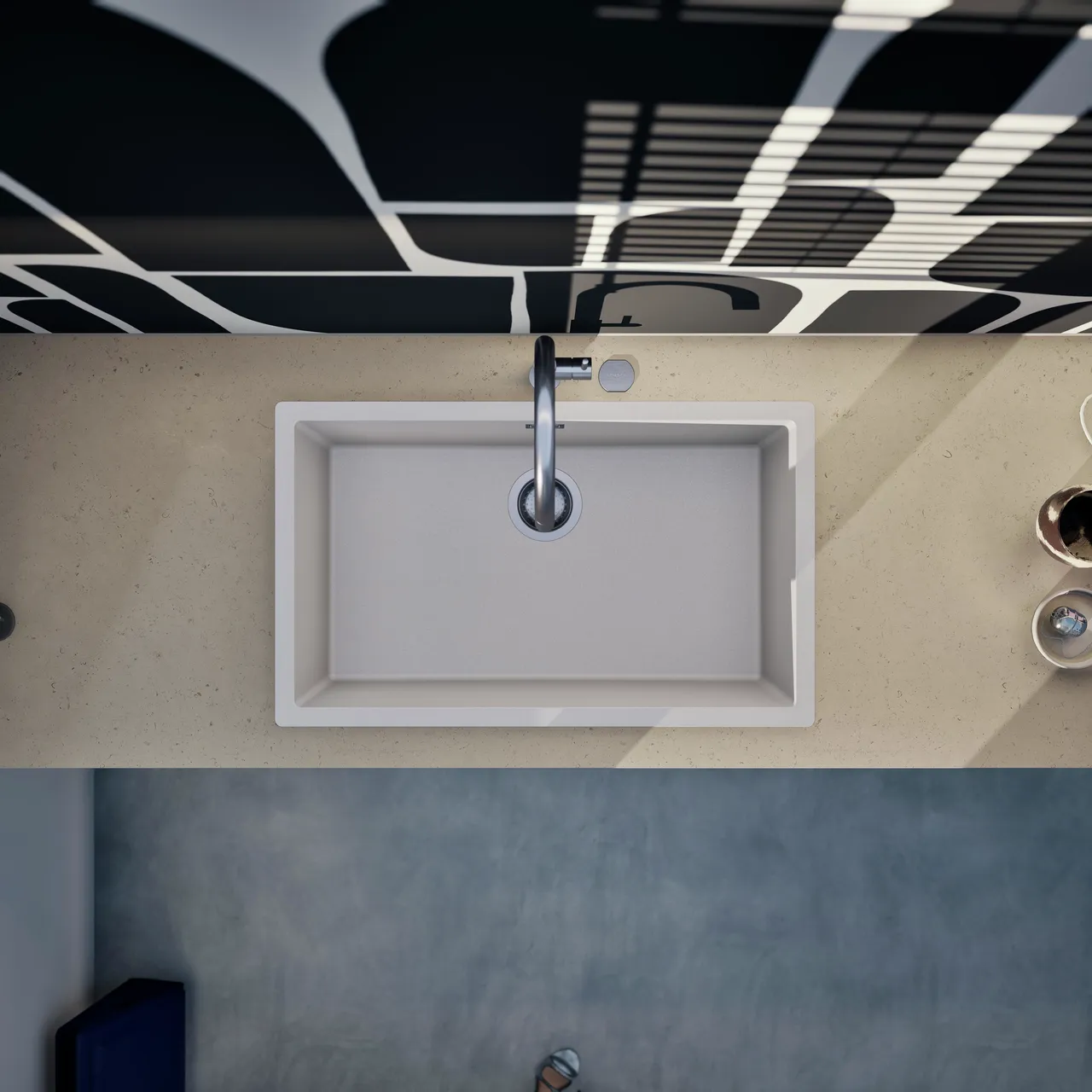 Obrázok Drez KAIA N-100XL Polaris horné uloženie